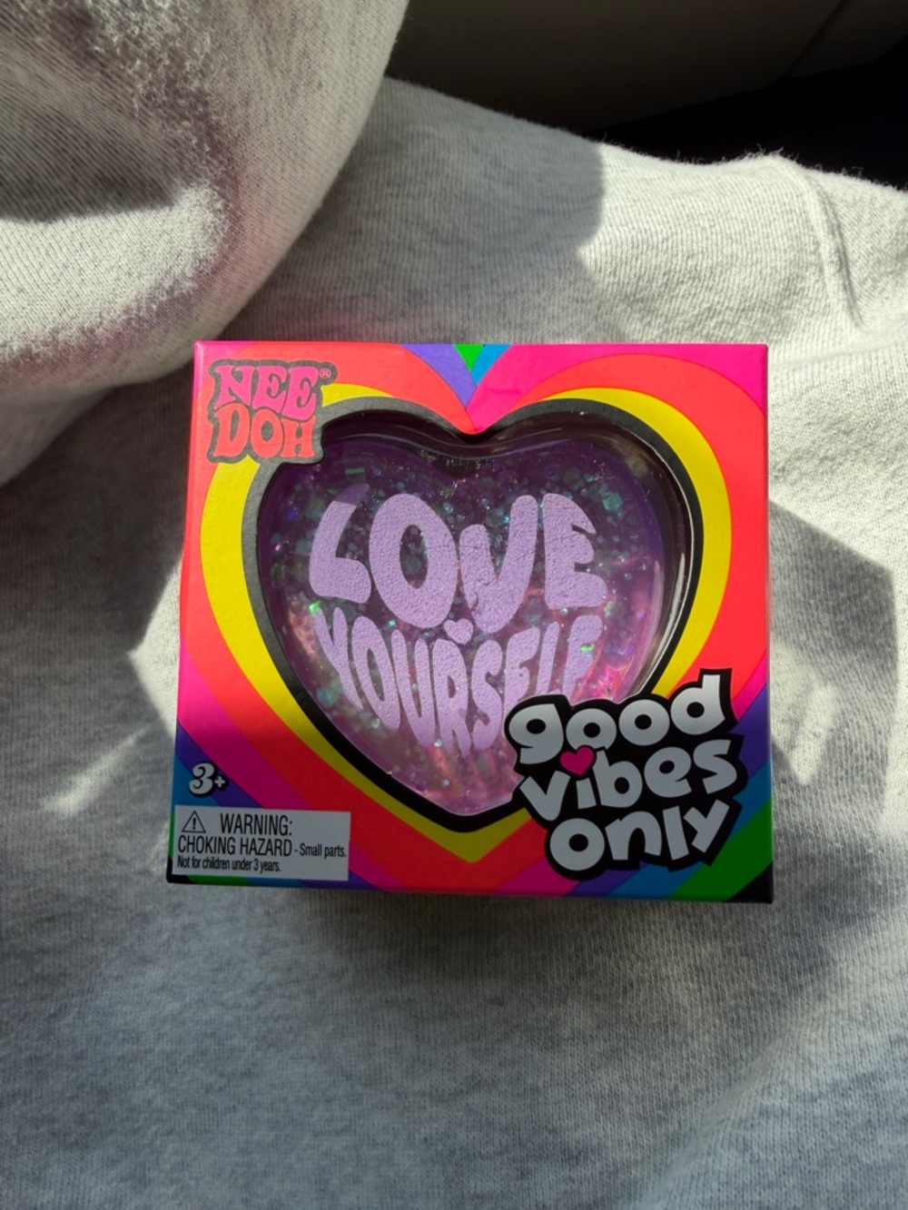 NeeDoh Heart Stress Toy -  "Love Yourself"